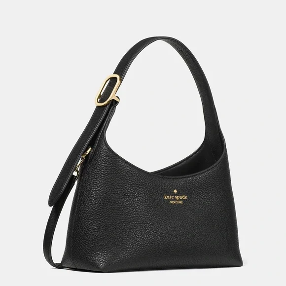 ♠️kate spade 454 Pebbled Leather Mini Crossbody Shoulder Bag, Black NWT